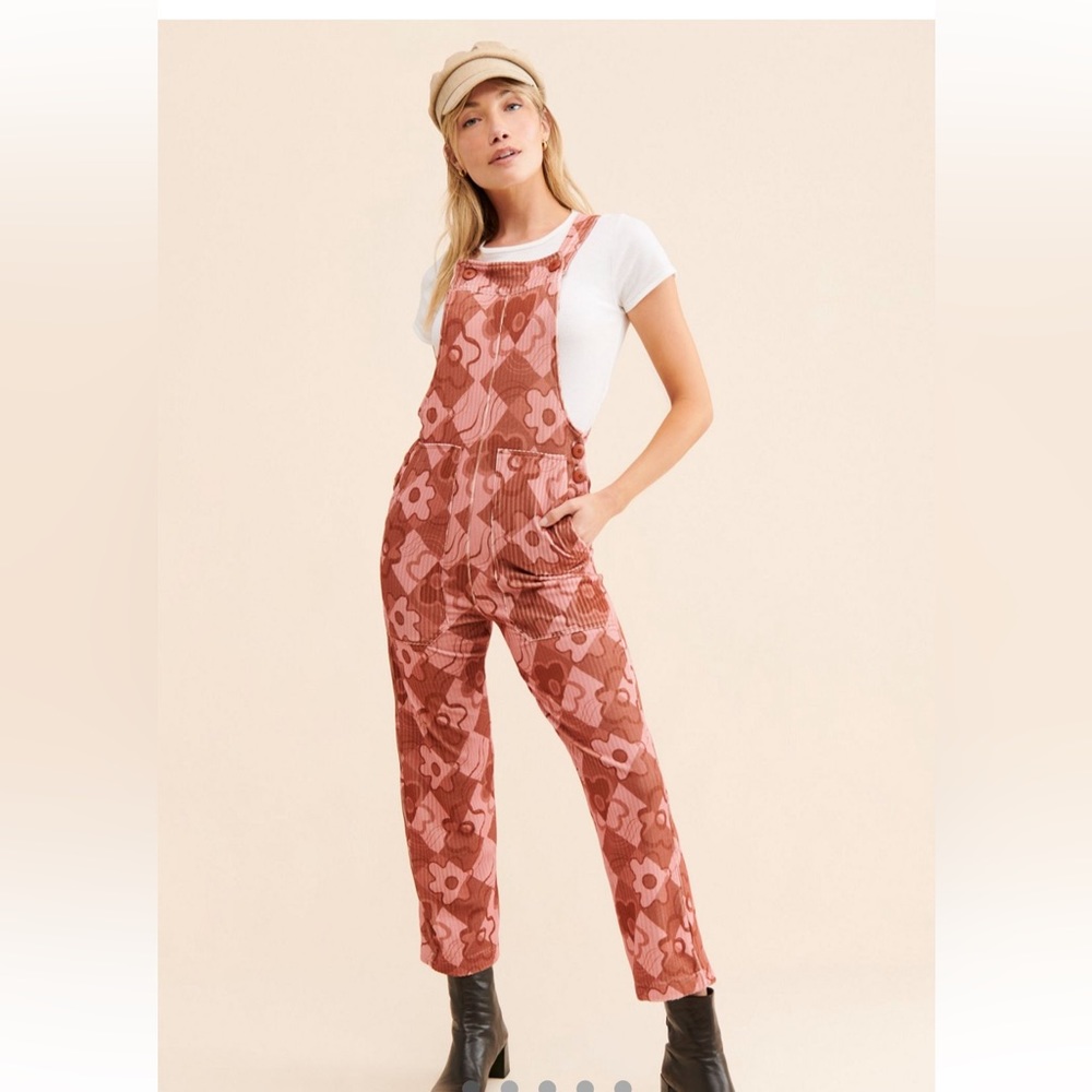 Free people Dazey LA Artist Straight Leg Overalls